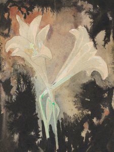 Två blommor (1902)  Stretch av Leo Gestel