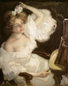 Framför spegeln av Leo Putz