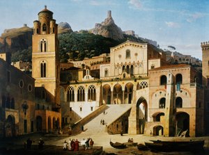 Torg framför katedralen i Amalfi