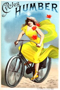 Humbert cyklar. Affisch av Choubrac
