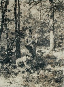 Samla liljekonvaljer av Leon-Augustin Lhermitte