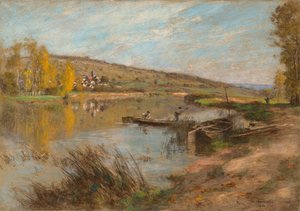 Quai au Sable, Chartèves av Leon Augustin Lhermitte