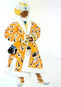 A Young Rajah, balettkostymdesign, 1911 av Leon Bakst