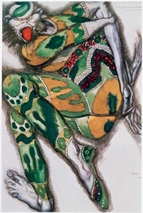 Kostymdesign för Seefenfel, från Sadko, 1917 av Leon Bakst