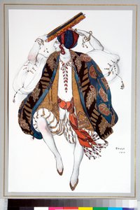 ""Jewish Dancer"" Kostym designad av Leon Bakst (1866-1924) för baletten ""Cleopatre"" av Ballets Russes av Leon Bakst