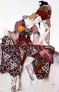 Iskander, kostymdesign för baletten La Peri musik av Paul Dukas, c1913 av Leon Bakst