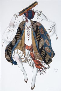 Judisk dans. Kostymdesign för baletten Cléopatre, 1910