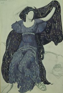 Nymfeko. Kostymdesign för baletten Narcisse av N. Tcherepnin, 1911 av Leon Bakst