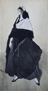 Porträtt av Ida Rubinstein av Leon Bakst