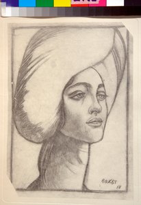 Porträtt av Madame T av Leon Bakst