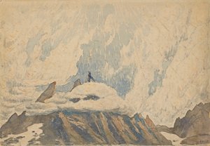 Scenografi för baletten La damnation de Faust av Hector Berlioz, tidigt 1920-tal. av Leon Bakst