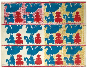 Textildesign, tidigt 1900-tal.. av Leon Bakst