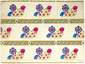 Textildesign, tidigt 1900-tal.. av Leon Bakst