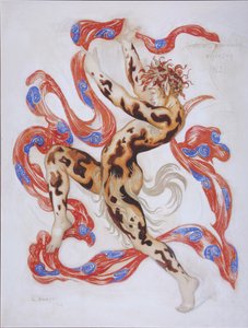Vaslav Nijinsky i baletten En fauns eftermiddag av C. Debussy