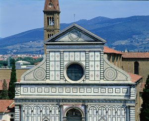 Utsikt över Santa Maria Novella, ca 1450-70