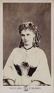 Porträtt av Christine Nilsson 1843-1921.