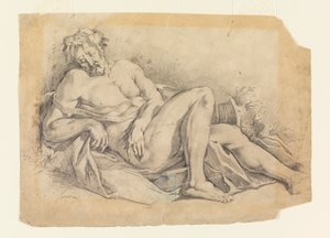 Bacchus sover (efter Poussin)