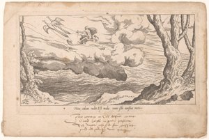 Juno i sin vagn återvänder till Olympen Le Fable de Calisto (serietitel) Myth of Callisto (serietitel)