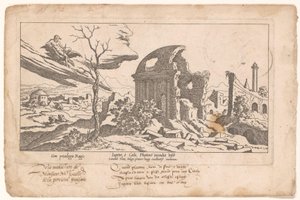 Jupiter ser skadan orsakad av Phaetons fall Le Fable de Calisto (serietitel) Myth of Callisto (serietitel)