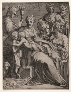 Heligt samtal, 1540-talet. av Leon Davent