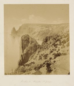 Klipporna vid S:t Georges kloster (Rochers du Monastere St. Georges) av Leon Eugéne Méhédin