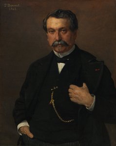 Porträtt av en man av Leon Joseph Florentin Bonnat