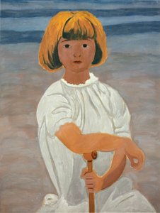 Flicka på stranden av Leon Spilliaert