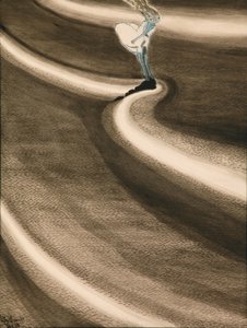 Flickor på vågorna; Flickor framför vågen av Leon Spilliaert