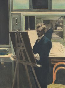 Självporträtt (akvarell på papper)