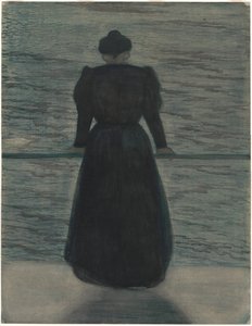 Kvinna vid havet av Leon Spilliaert