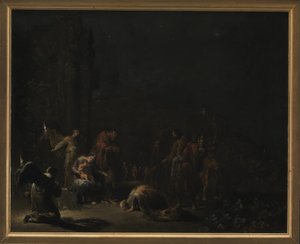 Tillbedjan av Magi av Leonard Bramer