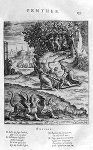 Pentheus, kung av Thebe som gör motstånd mot Dionysos