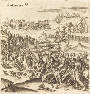 Inträdet i Jerusalem av Leonard Gaultier