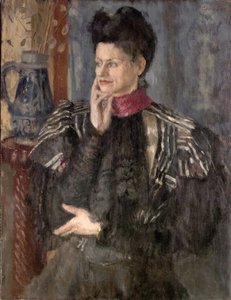 The Worth Bodice (olja på duk) av Leonard Greaves