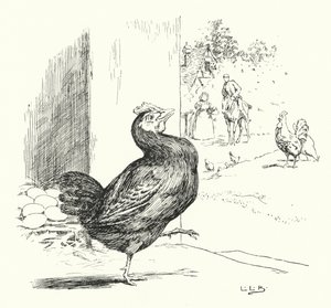 Higgly Piggly, min svarta höna (gravyr) av Leonard Leslie Brooke