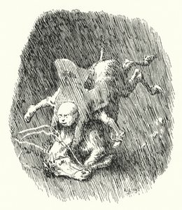 John Cook hade ett litet grått sto (gravyr) av Leonard Leslie Brooke