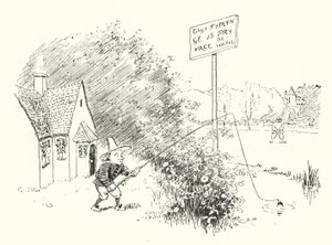 Little Tommy Tittlemouse (gravyr) av Leonard Leslie Brooke