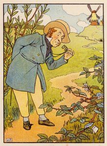 De nya kläderna (färglitografi) av Leonard Leslie Brooke