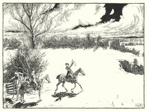 Det fanns tre jovialiska walesare (gravyr) av Leonard Leslie Brooke
