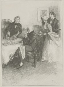 Utan titel, sent 1800-tidigt 1900-tal (trästick) av Leonard Raven Hill