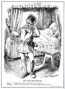 Utmaningen till Lloyd George och koalitionsregeringen från Labour Party, januari 1920 av Leonard Raven Hill