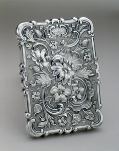 Telefonkortsfodral, c. 1847-1850 (silver) av Leonard and Wilson