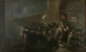Daoíz död på artillerigården i Monteleón