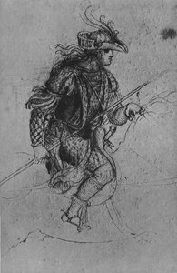 En ungdom till häst, c1480 1945 av Leonardo da Vinci