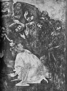 Adoration of the Magi - Höger nedre del, c1481 1945 av Leonardo da Vinci