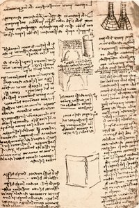 Arkitektritning, c1472-c1519 1883 av Leonardo da Vinci