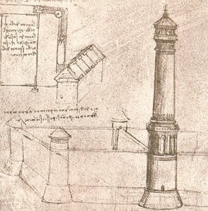 Arkitektur för slott, c1472-c1519 1883 av Leonardo da Vinci