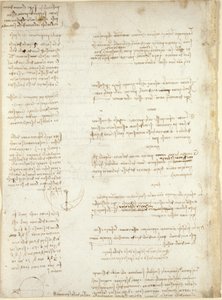 Arundel 263, f.151v, Anteckningar och grova diagram från 