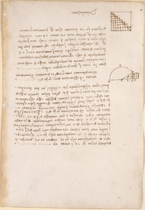 Arundel 263, f.27, Anteckningar och diagram om geometri, med titeln 