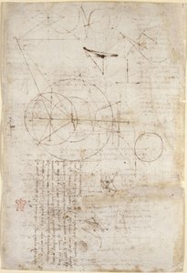 Arundel 263, f.95v Anteckningar och diagram om optik, angående Alhazens problem; två skisser som representerar gitterstrukturer, från 